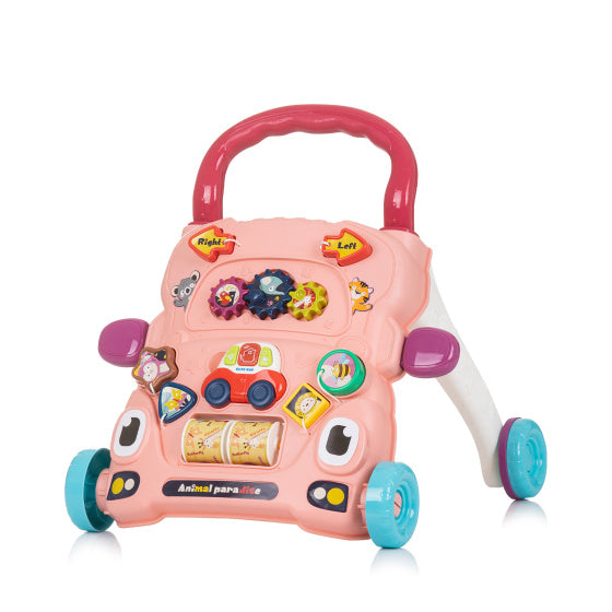 Chipolino Funny Animals Walker con musica da gioco Musica Pink