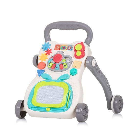 Chipolino funny game walker with piano, phone drawing board gray