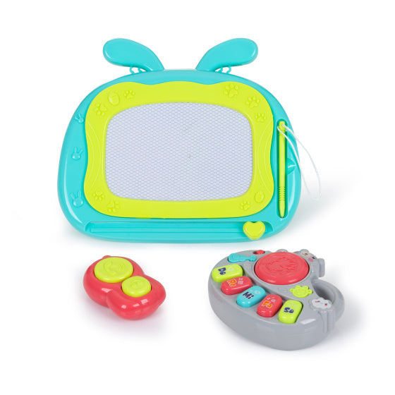 Chipolino funny game walker with piano, phone drawing board gray