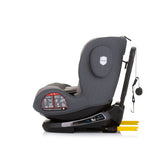 Chipolino peak car seat i-size 40-150 cm isofix 360 ° granite gray