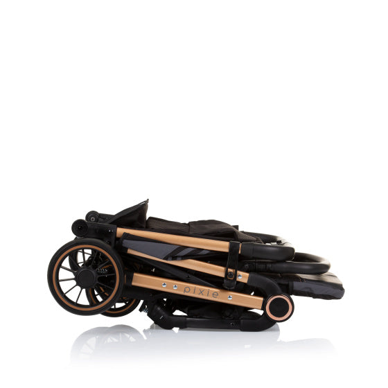 Chipolino Pixie Foldable Buggy Obsidian Gold Black