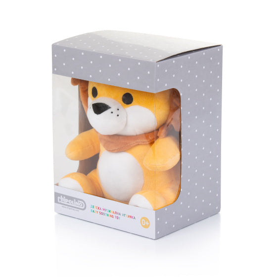 Chipolino plyšová dětská noční lampa Cuddlyieuw s hudebním světlem