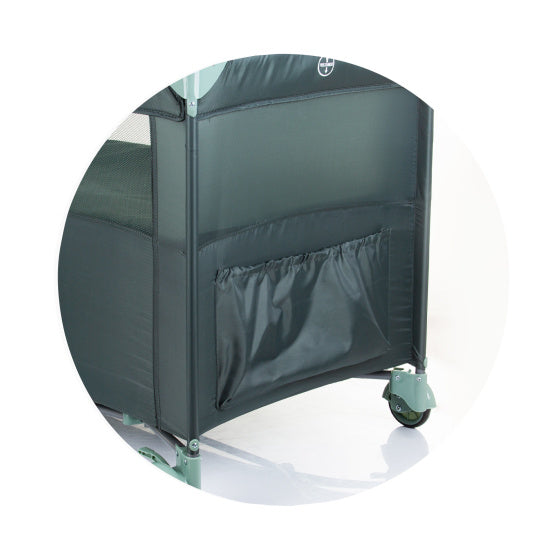 Chipolin fallable Camp Bett mat Klappend Säit Granit Anthhacite