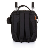 Chipolino Backpack diaper bag with extra lots of storage space Obsidian Black