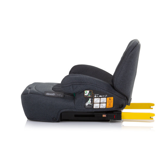 Chipolino Safy Seating Approach I-Size 125-150 cm Isofix Granite Anthracite