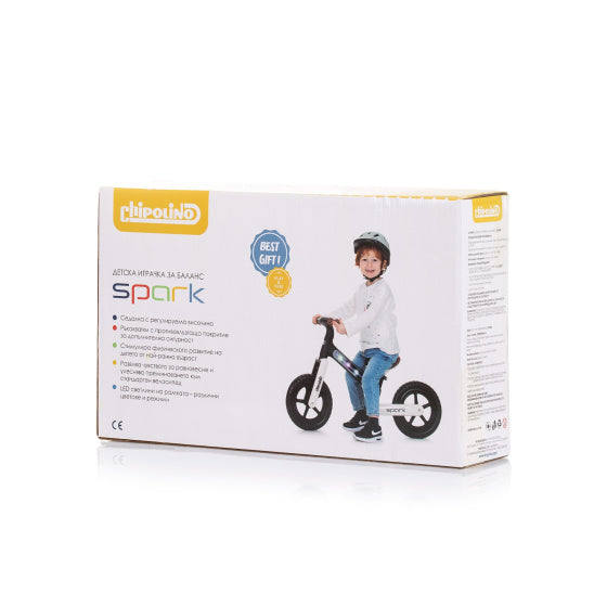 Chipolino Spark with light effect 12 inch junior black