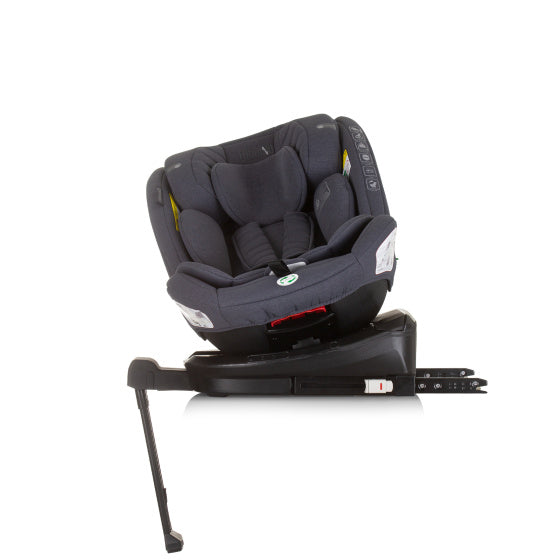 Chipolino Tourino Car Seat I-size 40-150 cm Isofix 360 ° granitt mørk grå