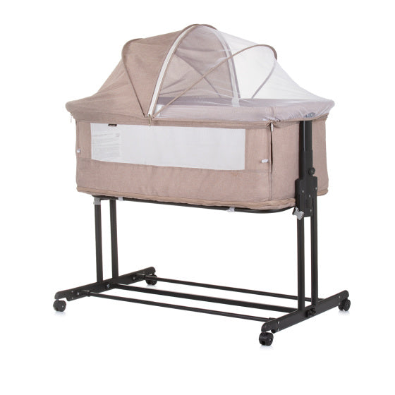 Chipolino Zen Co-Sleeper Box avec moustique net macadamia beige