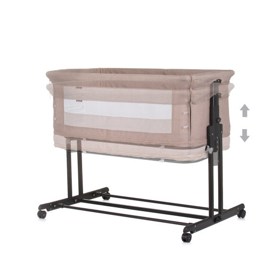 Chipolino Zen Co-Sleeper Box avec moustique net macadamia beige