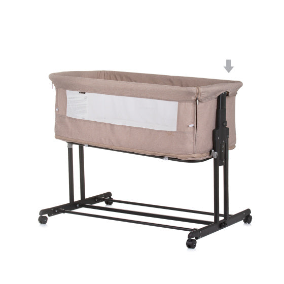 Chipolino Zen Co-Sleeper Box avec moustique net macadamia beige