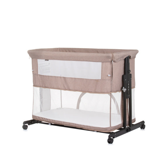 Chipolino Zen Co-Sleeper Box avec moustique net macadamia beige