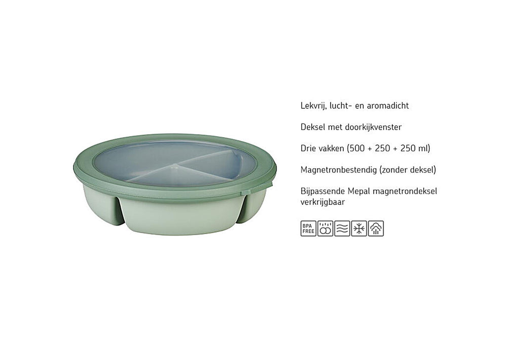 Mepal bento bowl cirqula vivid blue