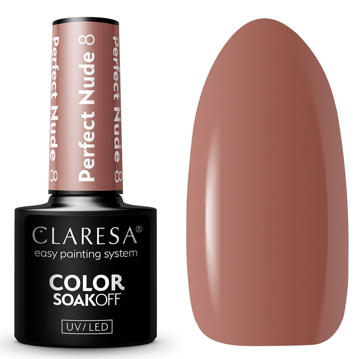 Claresa uv led gellak 5ml perfect nude 8