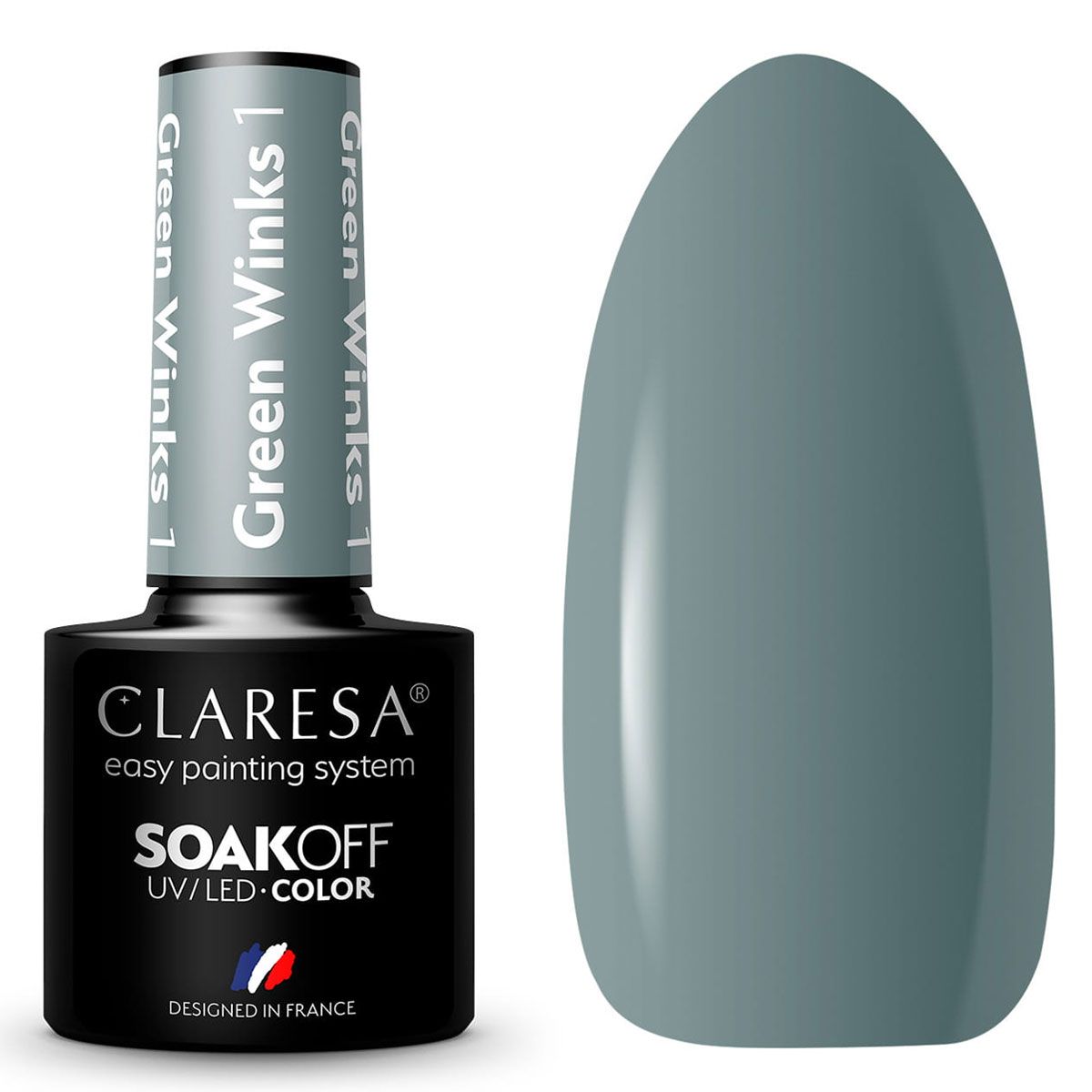 Claresa UV LED Gel Polnesch 5ml Gréng Winks 1