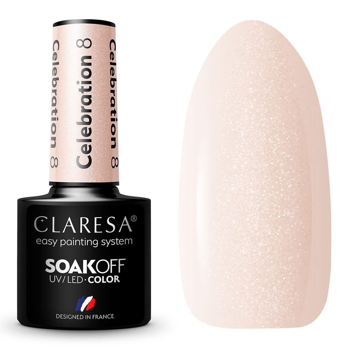 Claresa uv led gel polish 5ml celebration 8