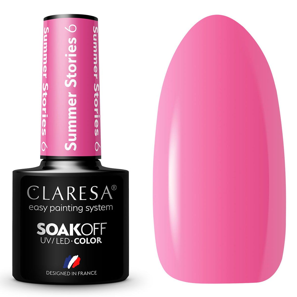Claresa UV LED Glóthach Polainnis 5ml Scéalta Samhraidh 6