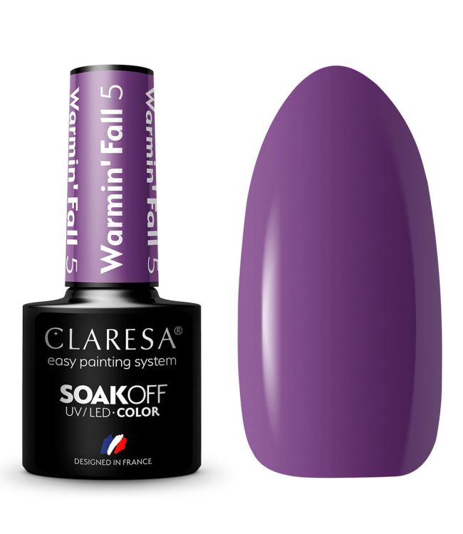 Claresa UV führte Gellak 5ml Warmin 'Herbst 5