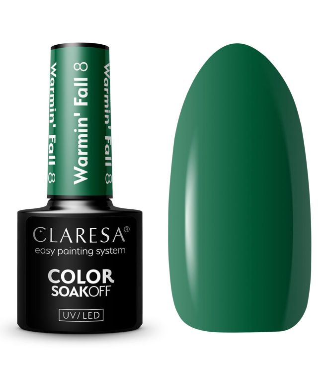 Claresa UV führte Gellak 5ml Warmin 'Herbst 8