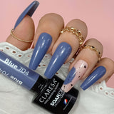 Claresa uv led gellak 5ml blue 704 quiet forest