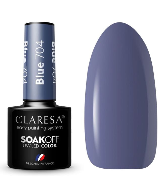 Claresa UV førte Gellak 5 ml blå 704 stille skov