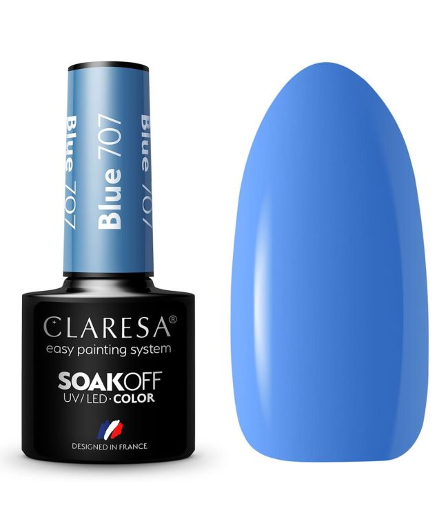 Claresa UV Led Gellak 5 ml Blue 707 Ta mig till floden