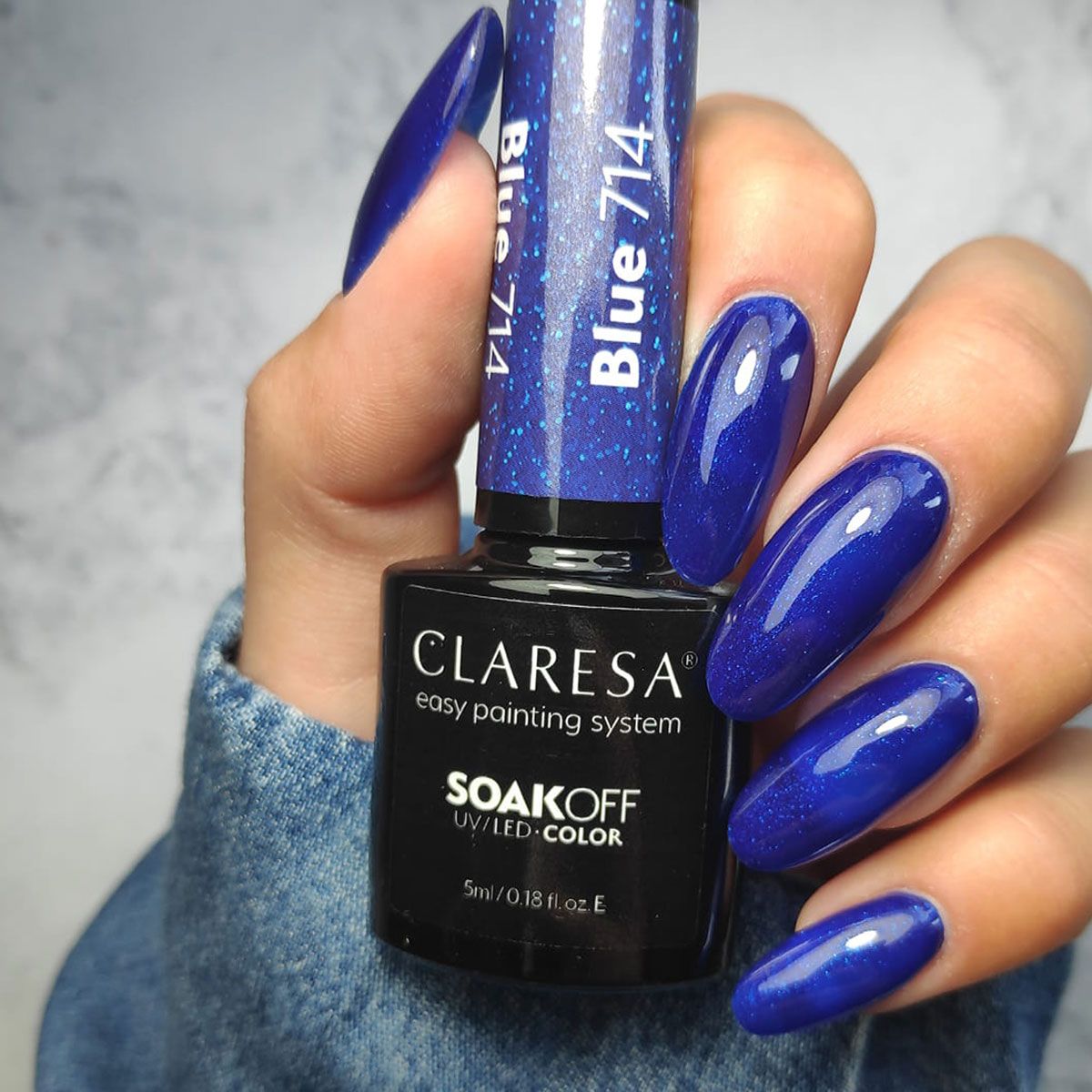 Claresa UV LED Gel Polish 5ml Blue 714