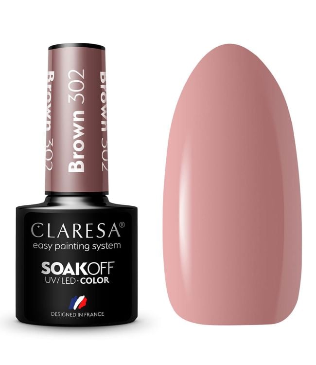 Claresa UV lideró a Gelak 5ml Brown 302 Llévame al río