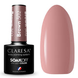 Claresa uv led gel lak 5 ml rjava 302 odpelji me do reke