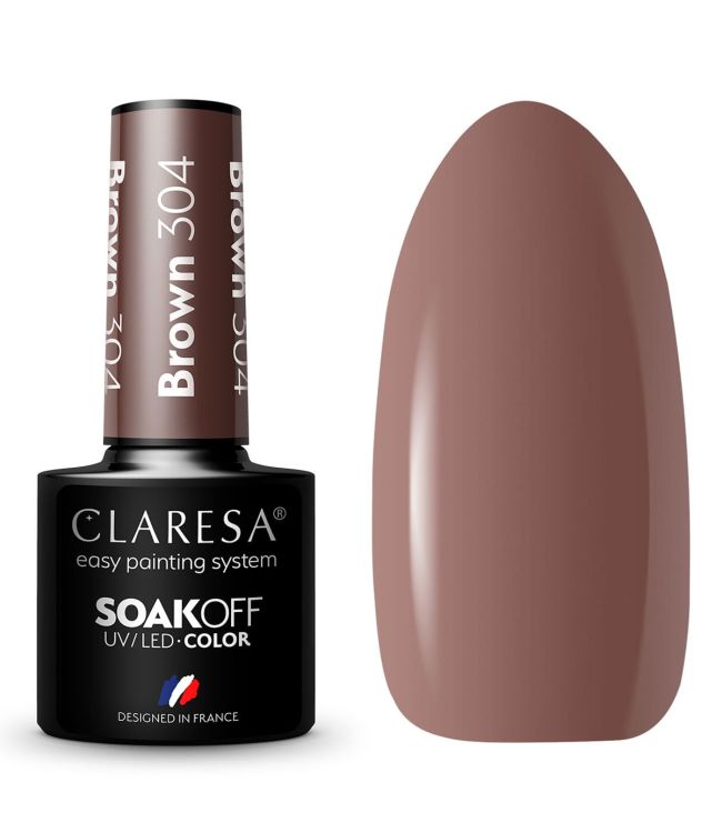 Claresa UV lideró a Gelak 5ml Brown 304 Llévame al río