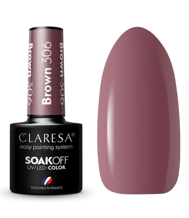 Claresa UV Led Gellak 5 ml Brown 306 Classic Look