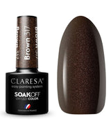 Claresa UV Led Gellak 5 ml Brown 317 varma känslor