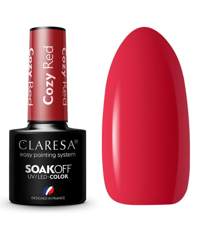 Claresa UV Led Gellak 5 ml mysiga röda varma känslor