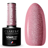 Claresa UV LED Gel Polish 5ml Full Glitter 4 Cool Pink