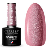 Claresa uv led gellak 5ml full glitter 4 cool pink