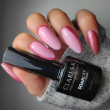 Claresa UV LED Gel Polish 5ml Full Glitter 5 Warm Pink