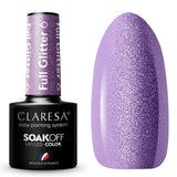 Claresa UV LED Gel Polish 5ml Full Glitter 6 Purple