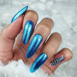 Claresa UV LED Gel Polish 5ml Full Glitter 7 Blue