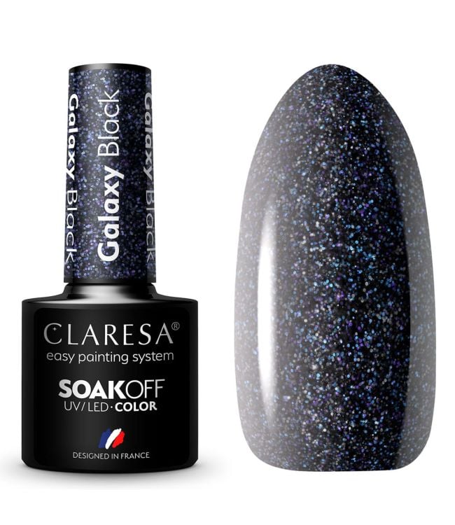 Claresa UV LED Gelak 5ml Galaxy Black