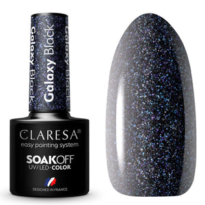 Claresa UV LED Gel Polnesch 5ml Galaxy Black