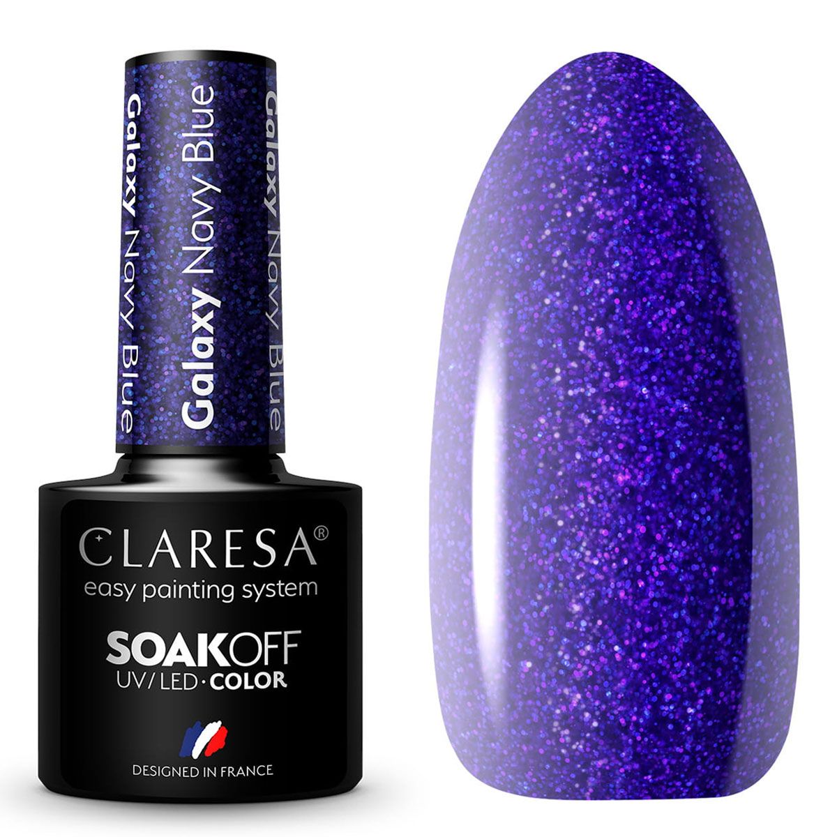 Claresa UV LED Gel Polish 5ml Galaxy Navy Blue