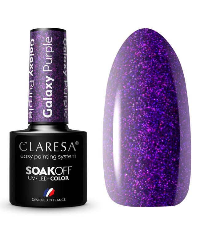 Claresa UV LED Gellak 5 ml Galaxy Purple