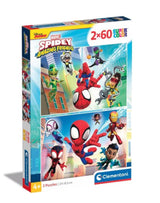 Clementoni puzzle puzzle Super Color Spidey e i suoi fantastici amici 2x60st.