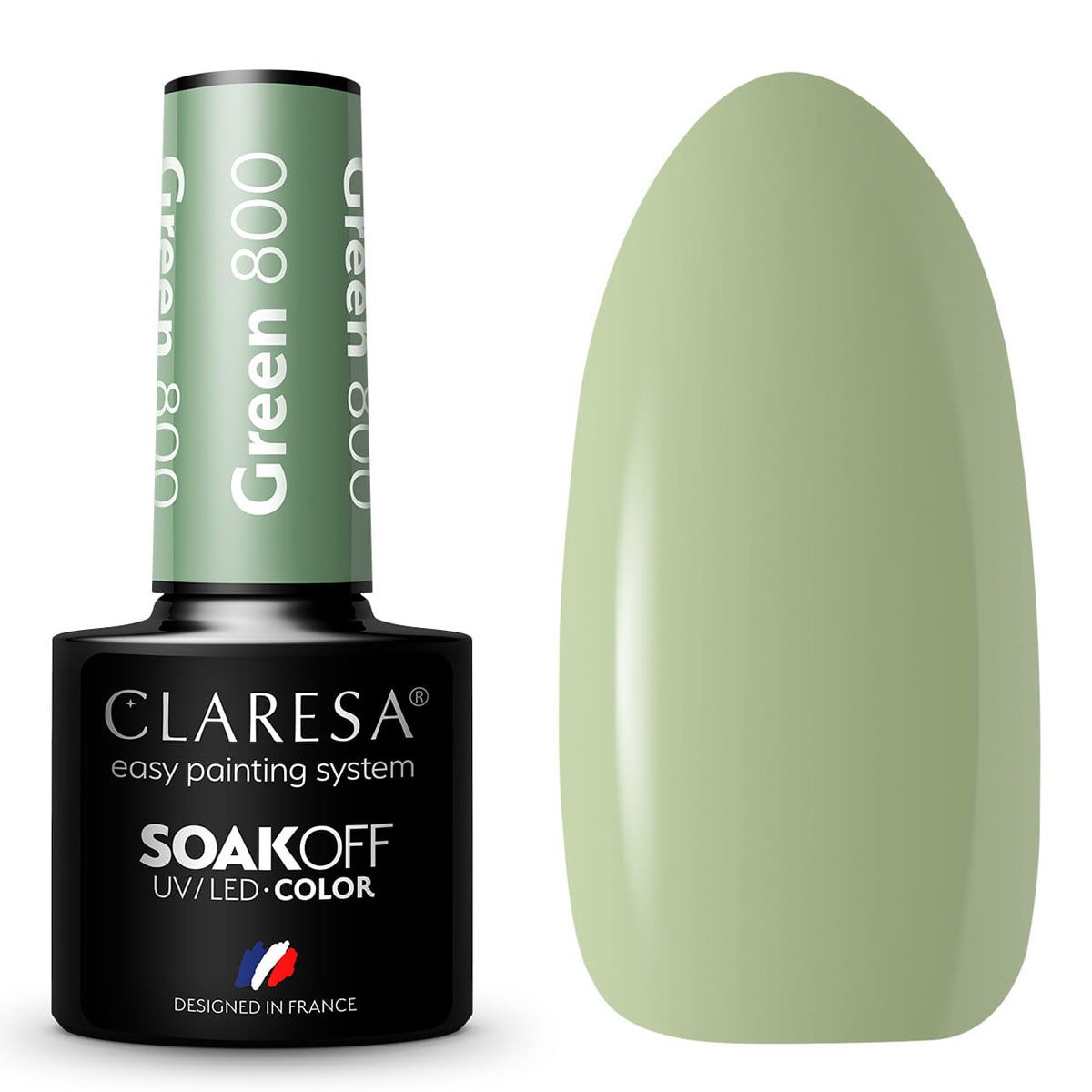 Claresa Vernis Gel UV LED 5 ml Vert 800 Savanna Vibes