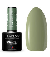 Claresa UV førte Gellak 5ml grøn 801 stille skov
