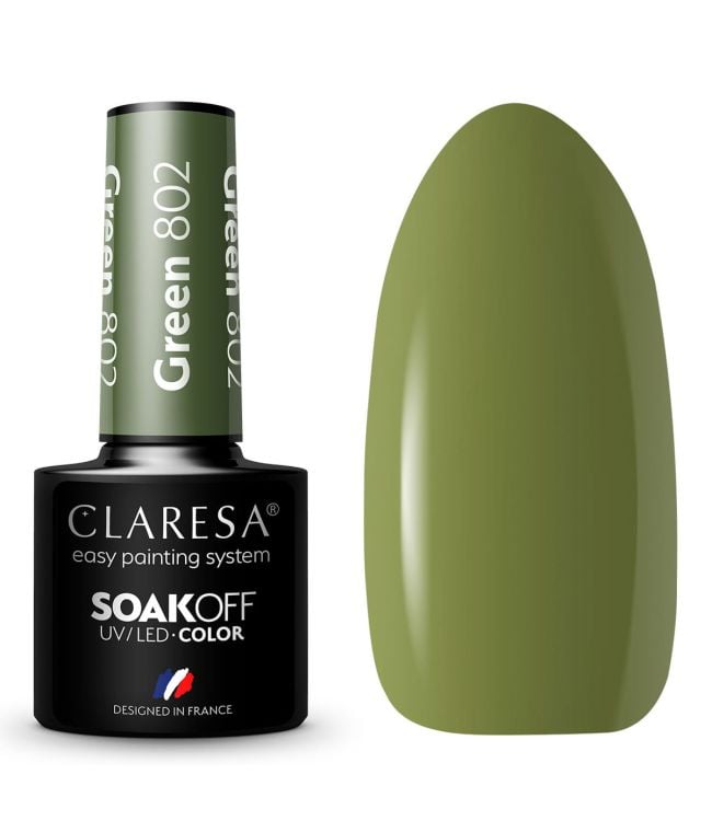 Claresa UV lideró a Gelak 5 ml verde 802 Llévame al río