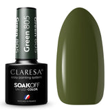 Claresa Vernis Gel UV LED 5 ml Vert 805 Emmène-moi à la rivière