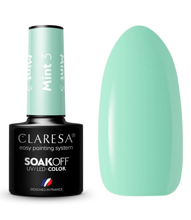 Claresa UV LED Gelak 5ml Mint 3