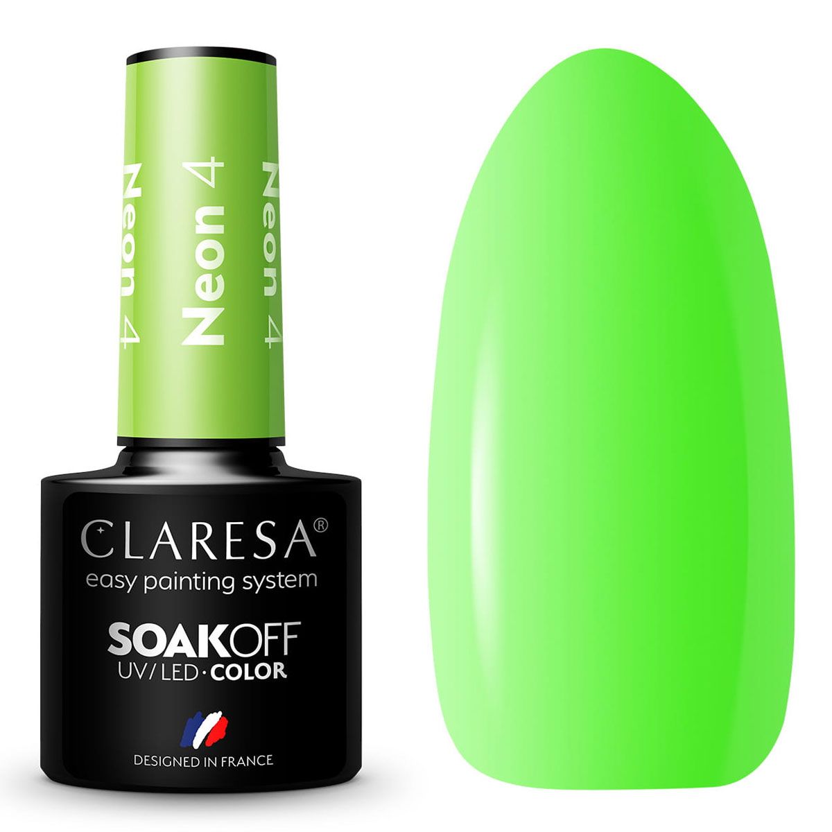 Claresa UV LED Gel Polish 5ml Neon 4