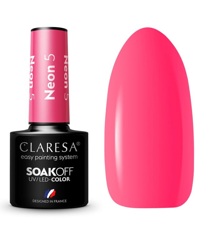 Claresa UV lideró a Gelak 5ml neon 5