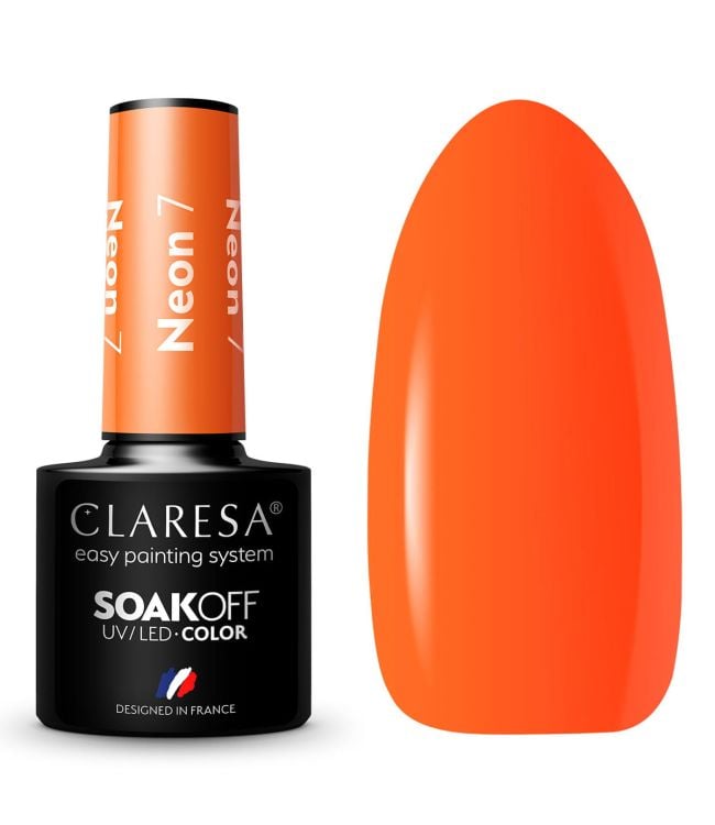 Claresa UV lideró a Gelak 5ml neon 7